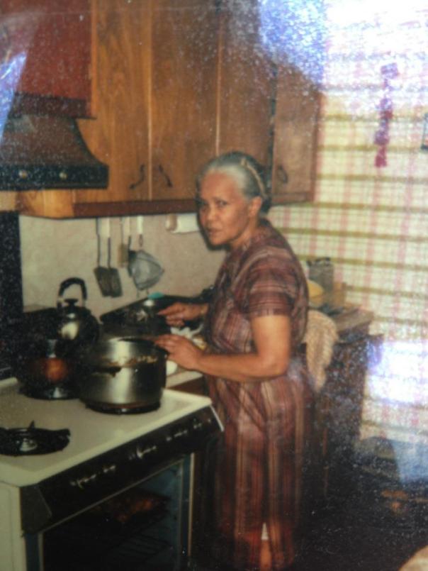 Granny in the Kitchen sometime in the early 1980s